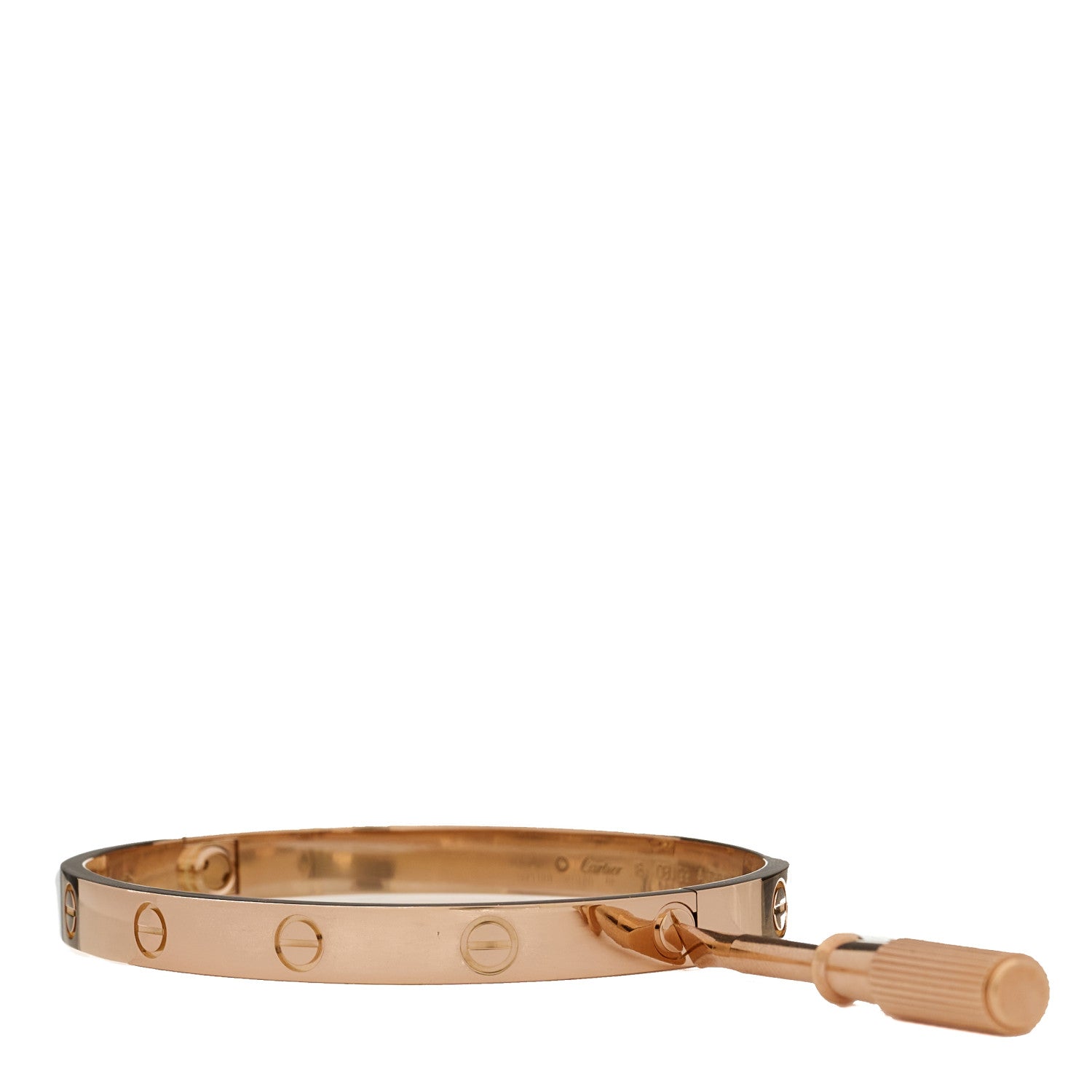 Cartier 18K Pink Gold LOVE Bracelet 18 5 of 5