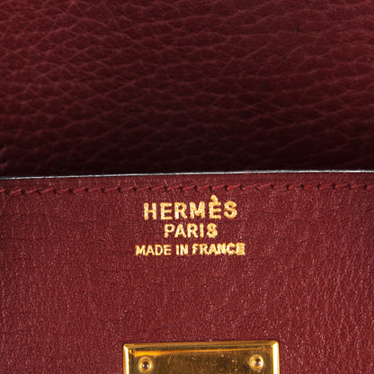 Hermes Chevre de Coromandel Birkin 35 Rouge H 6 of 12