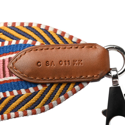 Hermes Toile Swift 50mm Sangle Cavale Shoulder Strap Ambre Rose D'Ete Gold 4 of 4