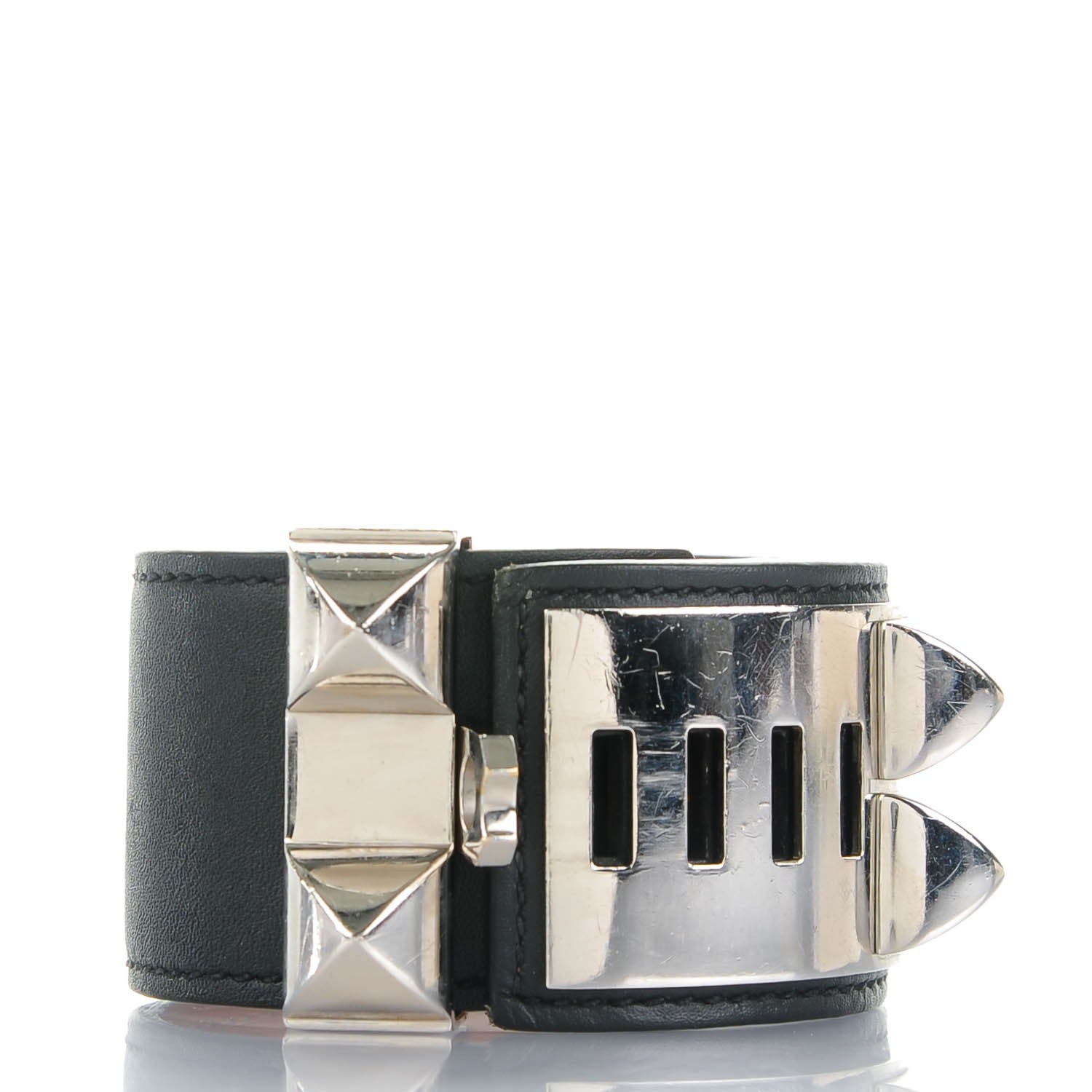 Hermes Chamonix Collier de Chien CDC Bracelet S Black 4 of 7