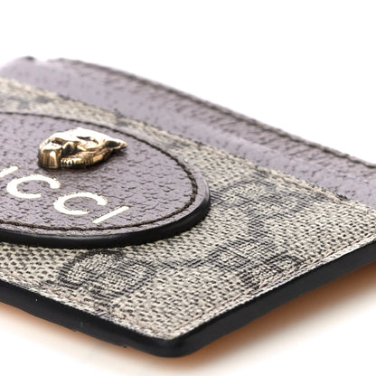Gucci GG Supreme Monogram Neo Vintage Card Holder Beige Crop New Acero 9 of 10