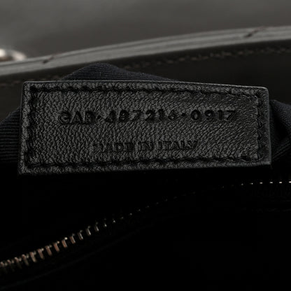 Saint Laurent Calfskin Y Quilted Monogram Medium Loulou Chain Satchel Earth 9 of 12