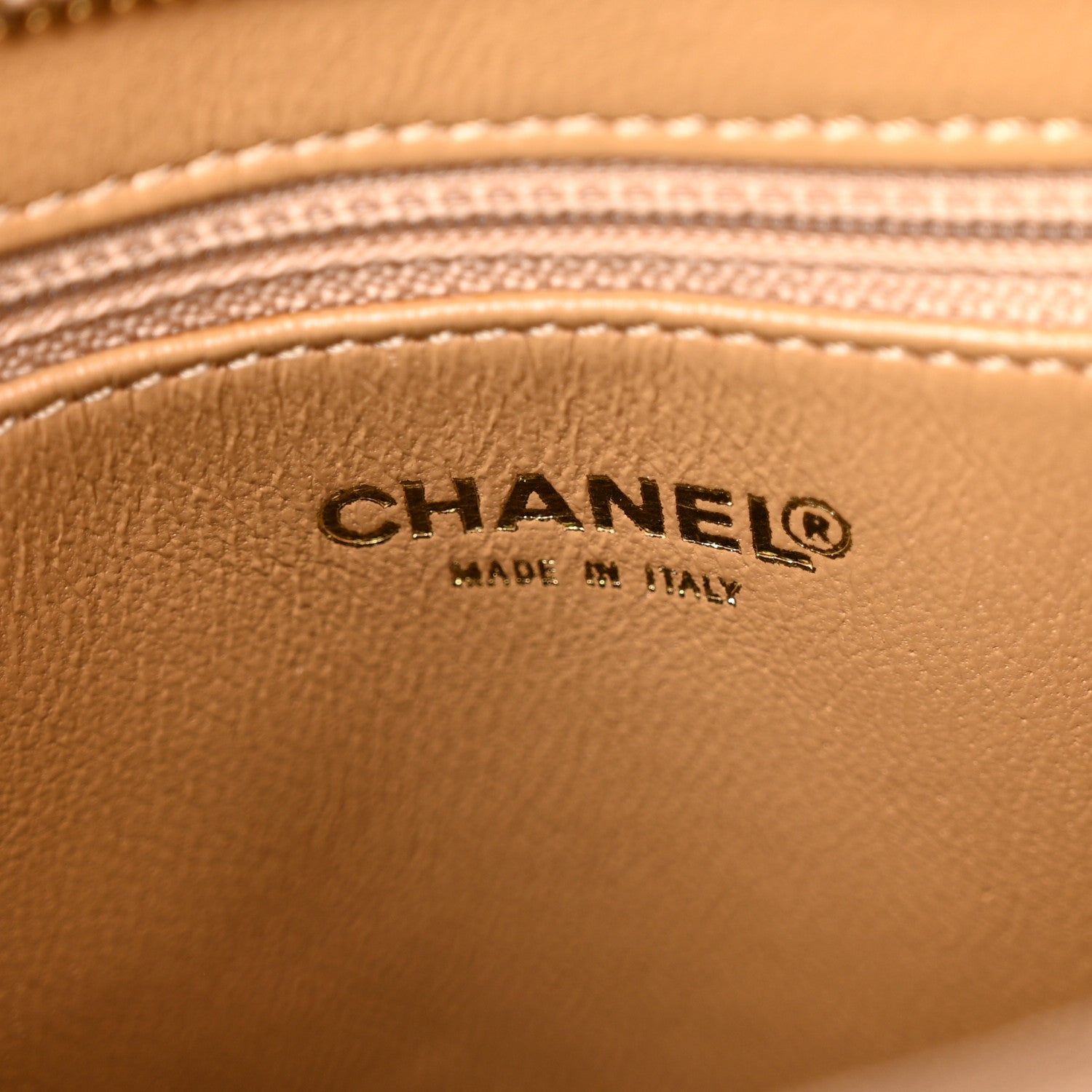 Chanel Caviar Quilted Medallion Tote Beige 6 of 10