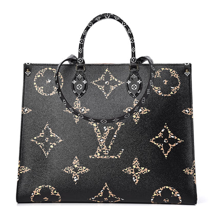 Louis Vuitton Monogram Giant Jungle Onthego GM Black 1 of 10