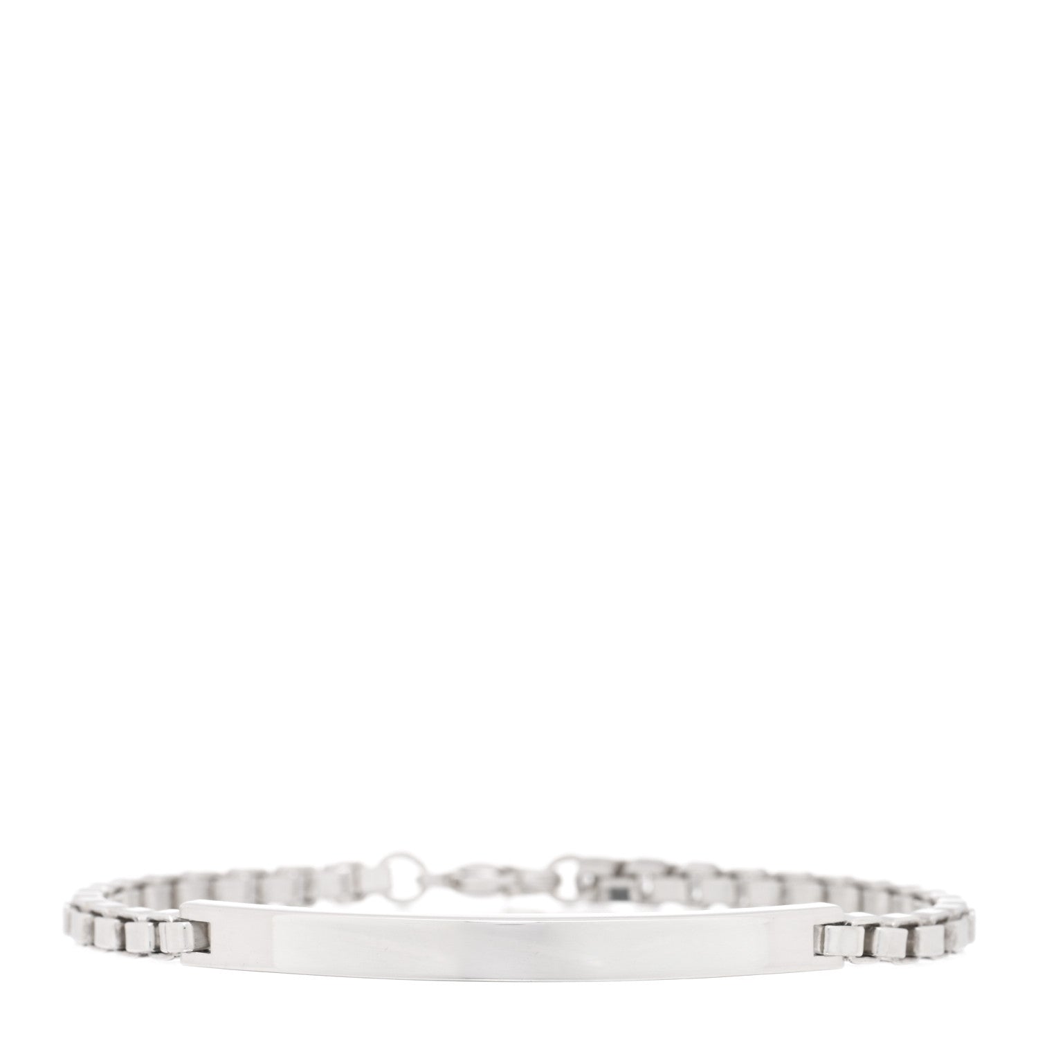 Tiffany Sterling Silver Venetian Link ID Bracelet 1 of 3