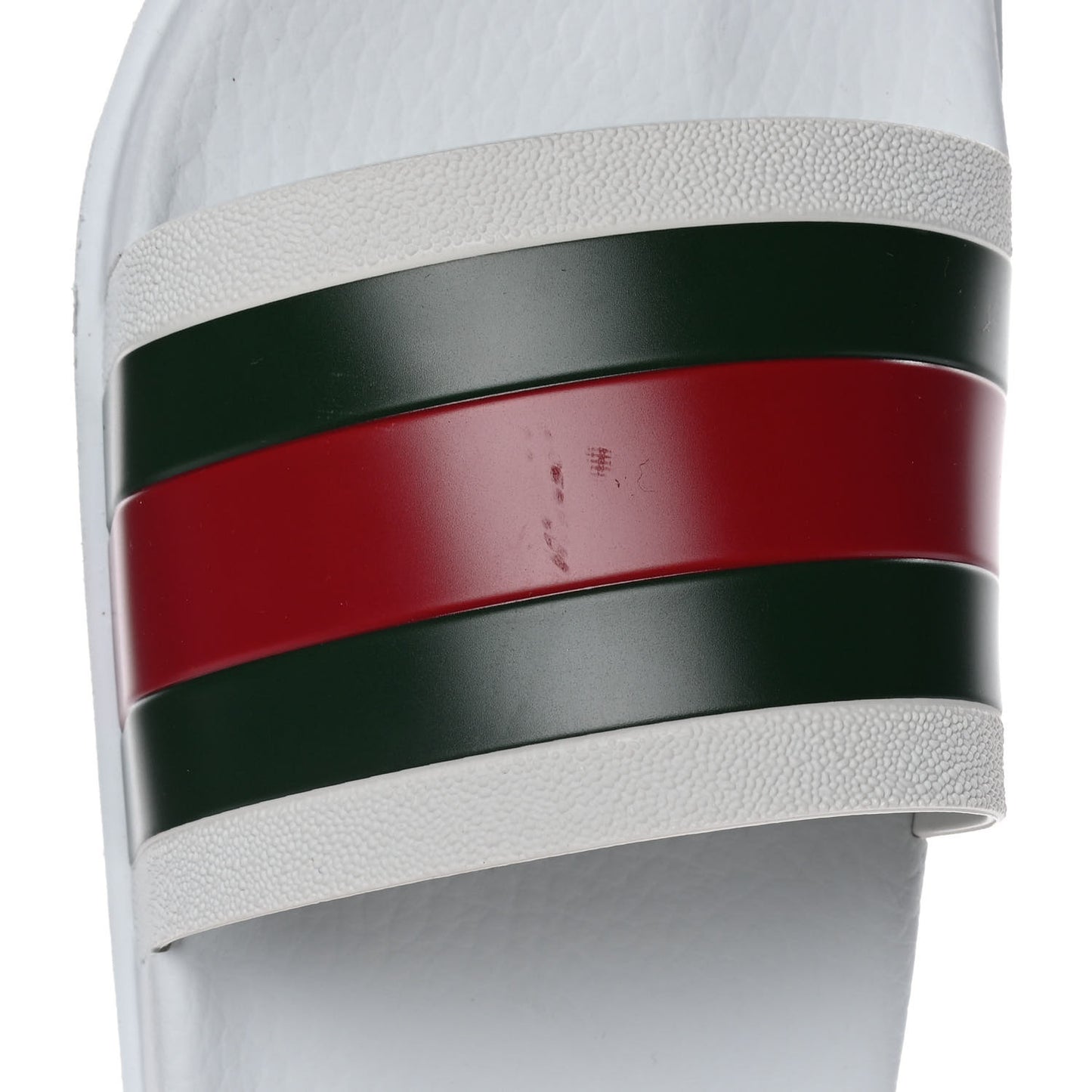 Rubber Web Mens Lug Sole Slide Sandals 9 Great White Green Red
