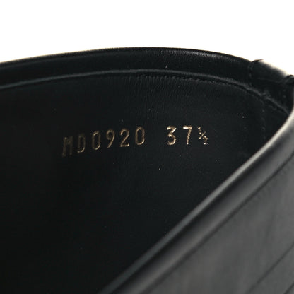 Christian Dior Calfskin Embossed Dior Quest 35mm Biker Boots 37.5 Black 7 of 8