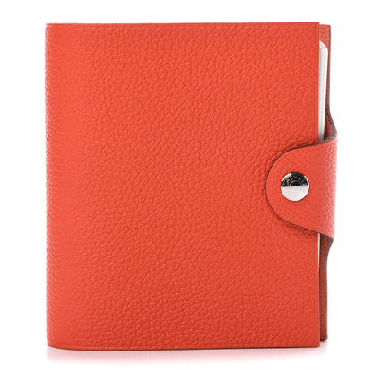 Hermes Togo Ulysse Mini Notebook Capucine 1 of 10