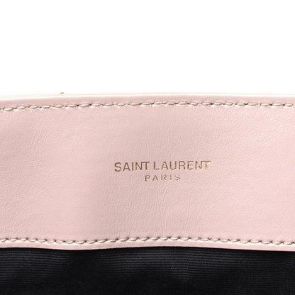 Saint Laurent Calfskin Y Quilted Monogram Medium Loulou Chain Satchel Light Natural 8 of 18