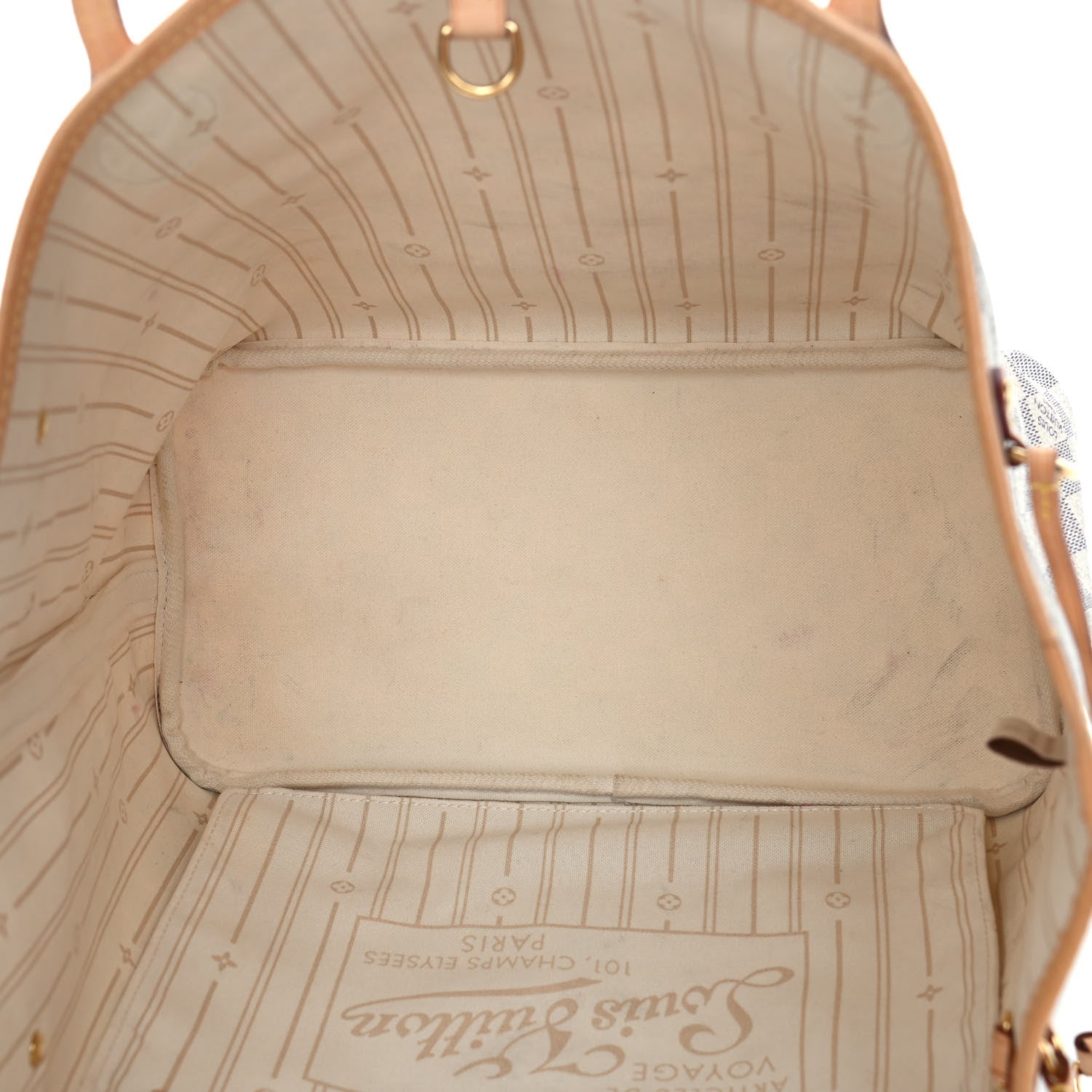 Louis Vuitton Damier Azur Neverfull MM 4 of 16