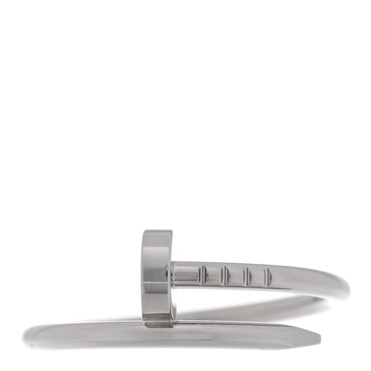 Cartier 18K White Gold Small Juste Un Clou Ring 57 8 1 of 5