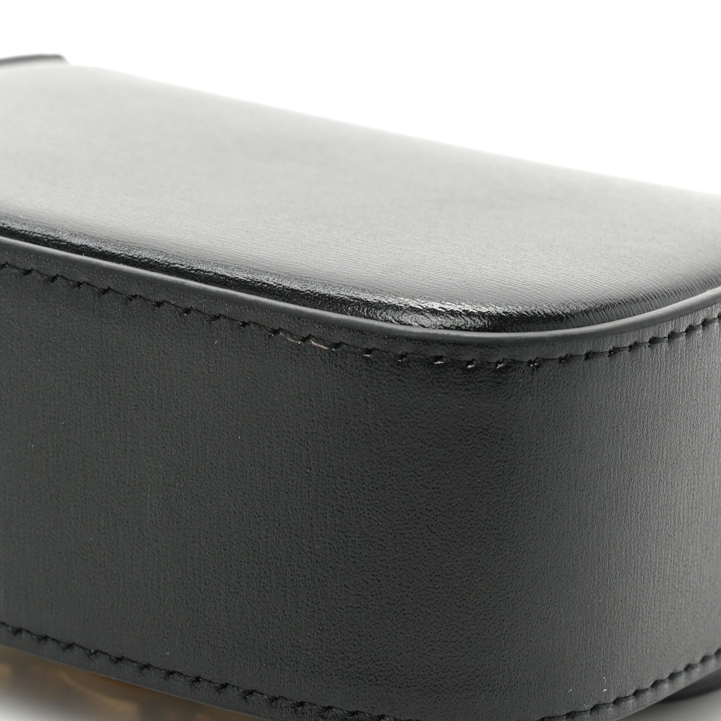 Shiny Calfskin Mini Triomphe Black