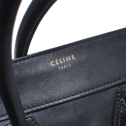 Celine Smooth Calfskin Mini Luggage Black 7 of 7