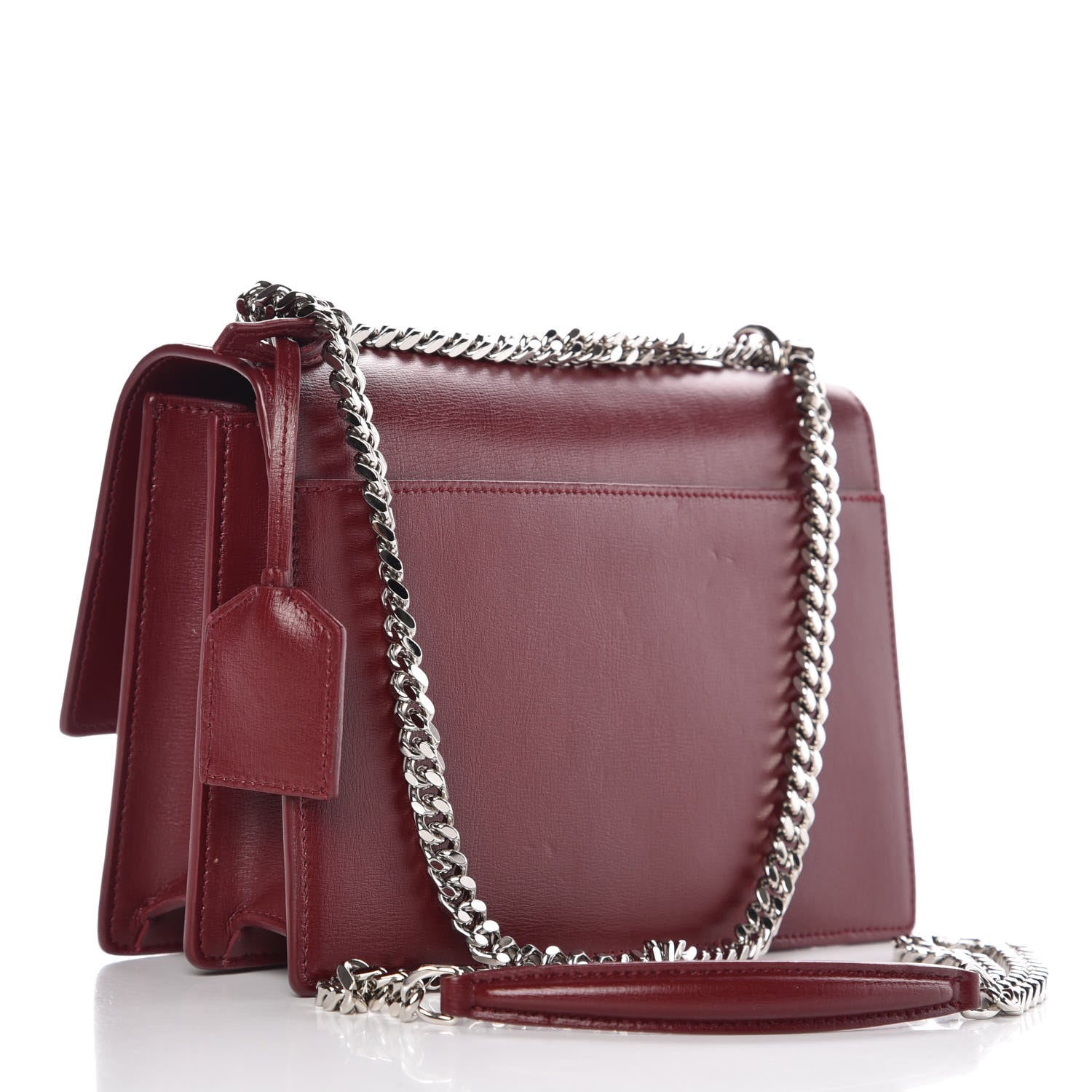 Saint Laurent Calfskin Medium Monogram Sunset Pallisandre 3 of 10