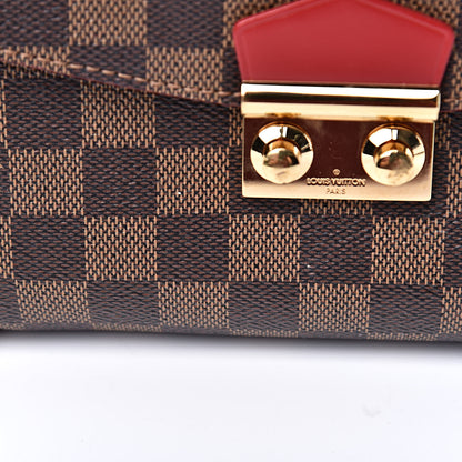 Louis Vuitton Damier Ebene Caissa Clutch Cherry 8 of 11