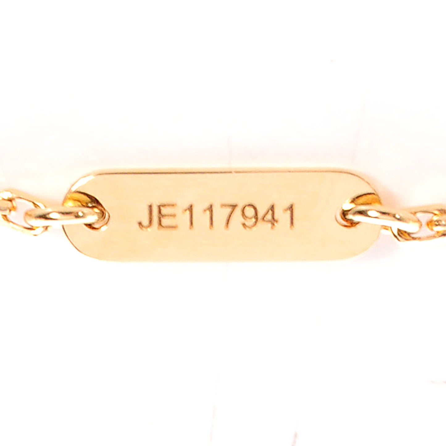 18K Yellow Gold Turquoise Vintage Alhambra Pendant Necklace