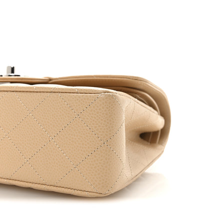 Chanel Caviar Quilted Small Double Flap Beige 9 of 9