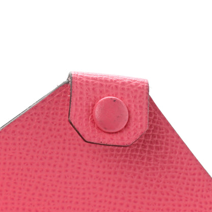 Hermes Epsom Tarmac PM Passport Holder Rose Azalee 10 of 10