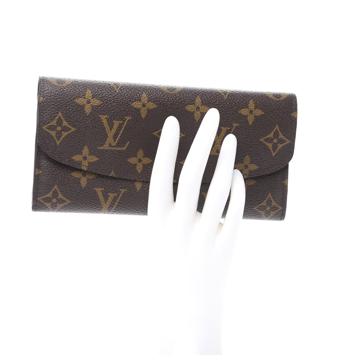 Louis Vuitton Monogram Emilie Wallet Red 2 of 11