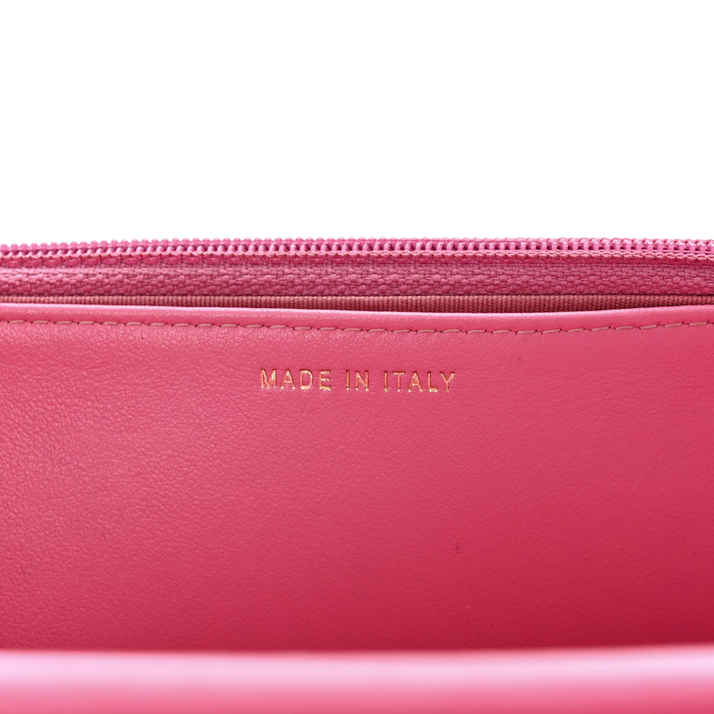 Caviar Quilted Boy Wallet On Chain WOC Pink