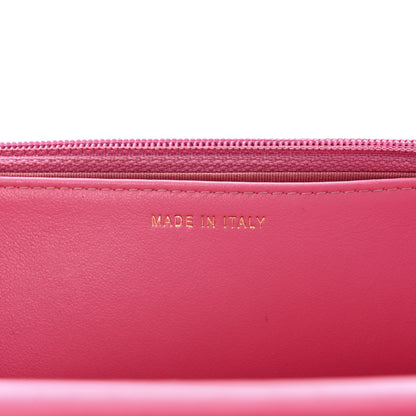 Chanel Caviar Quilted Boy Wallet On Chain WOC Pink 7 of 14