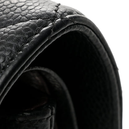 Chanel Caviar Quilted Small Double Flap Black 13 of 14