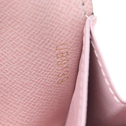 Louis Vuitton Damier Ebene Rosalie Coin Purse Rose Ballerine 7 of 7