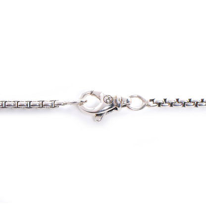 David Yurman Sterling Silver Chevron Cross Necklace 3 of 5