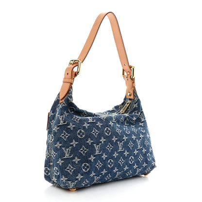 Louis Vuitton LOUIS VUITTON Monogram Denim Baggy PM Blue 3 of 12