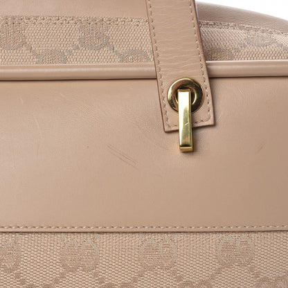 Gucci Monogram Satchel Beige 10 of 11