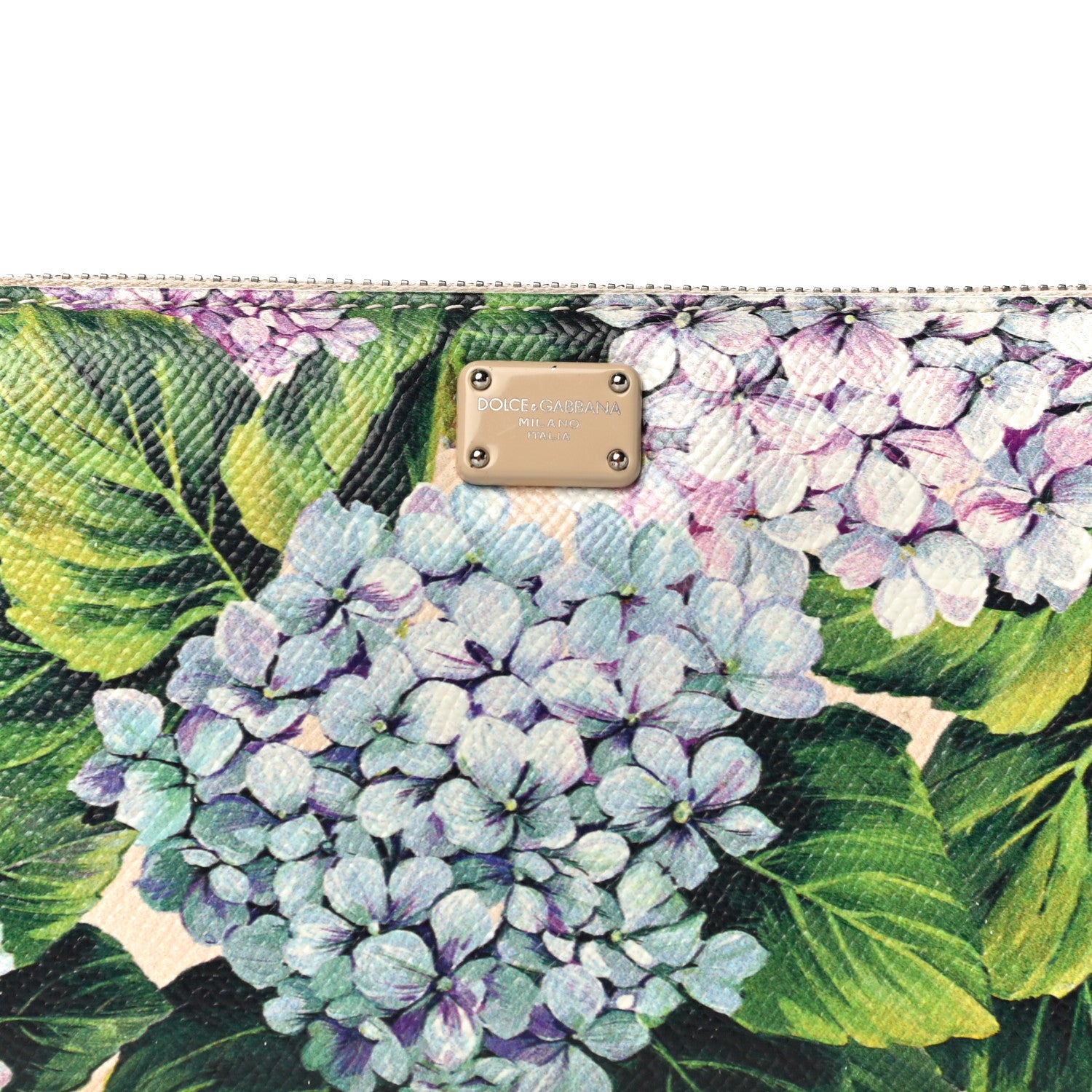 Dolce & Gabbana Dauphine Floral Print Zip Around Wallet Multicolor 7 of 10