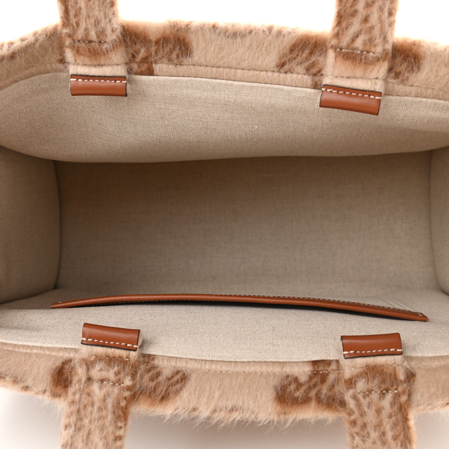 Mohair Triomphe Large Cabas Thais Beige