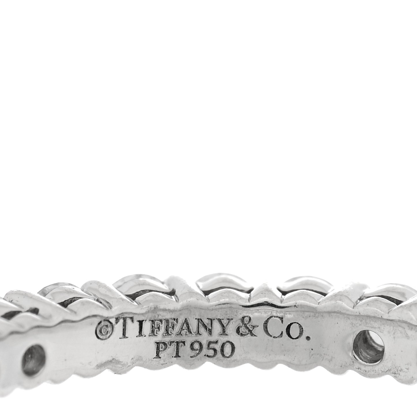 Platinum Diamond 2.2mm Full Circle Forever Band Ring 49 4.75