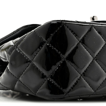 Chanel Patent Calfskin Quilted Mini Square Flap Black 9 of 11