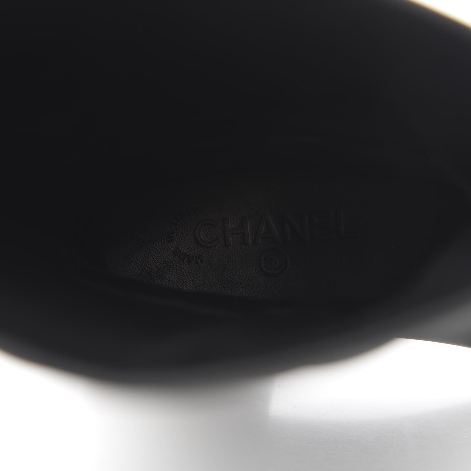 Chanel Rubber Quilted Rain Boots 41 Black 8 of 8