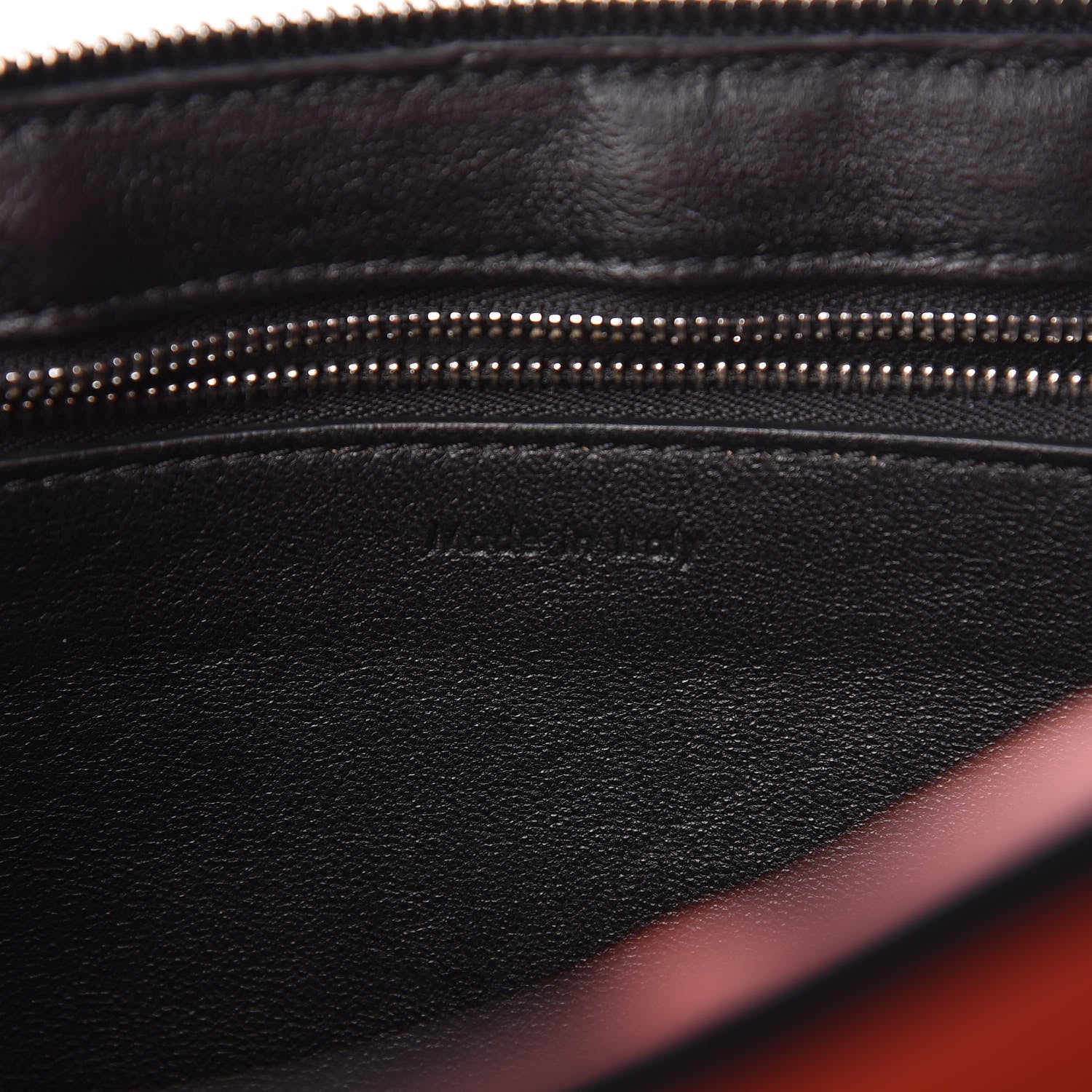 Celine Grained Calfskin Medium Edge Shoulder Bag Vermillion 6 of 14