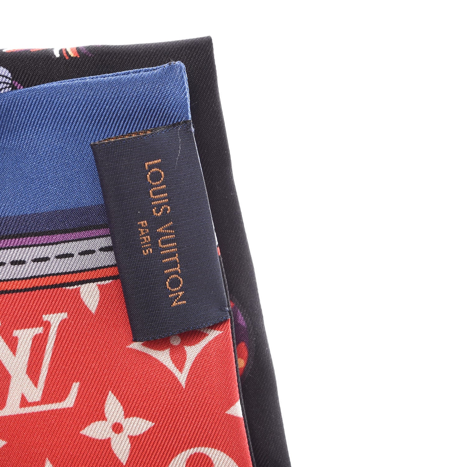 Louis Vuitton Silk Monogram Superstition Bandeau Black 4 of 5