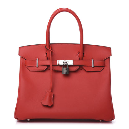 Hermes Epsom Birkin 30 Rouge De Coeur 1 of 11