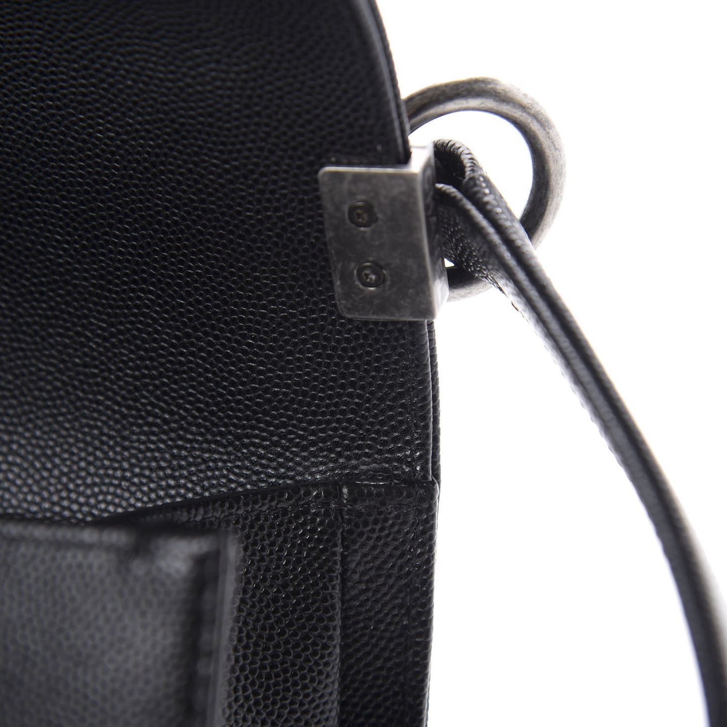 Caviar Quilted Medium Boy Flap Black