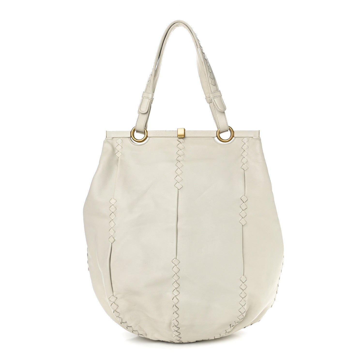 Bottega Veneta Nappa Frame Tote Colonial 1 of 16