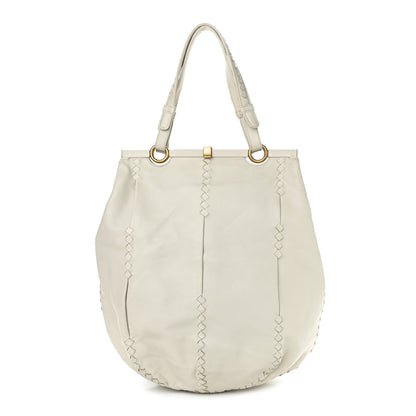 Bottega Veneta Nappa Frame Tote Colonial 1 of 16