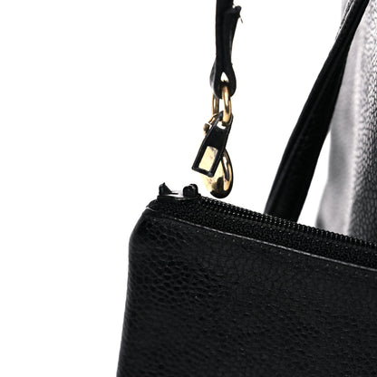 Chanel Caviar Quilted Drawstring Backpack Black 17 of 24