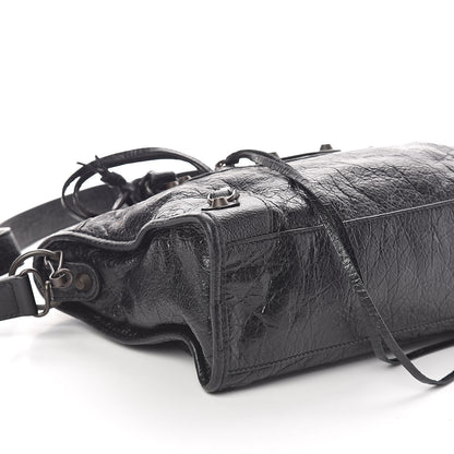 Balenciaga Agneau Classic Hardware Graffiti Handles S City Black 9 of 10