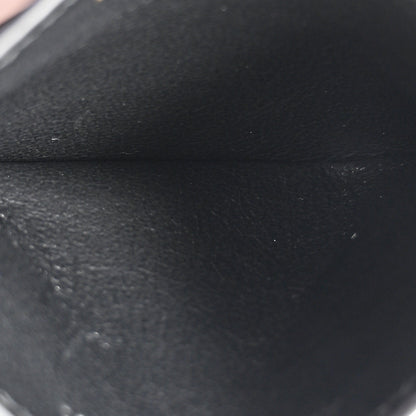 Saint Laurent Calfskin Tiny Cassandre Credit Card Case Black 5 of 8