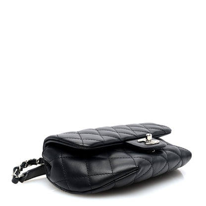 Chanel Calfskin Quilted CC Uniform Flap Belt Bag Black 4 of 10