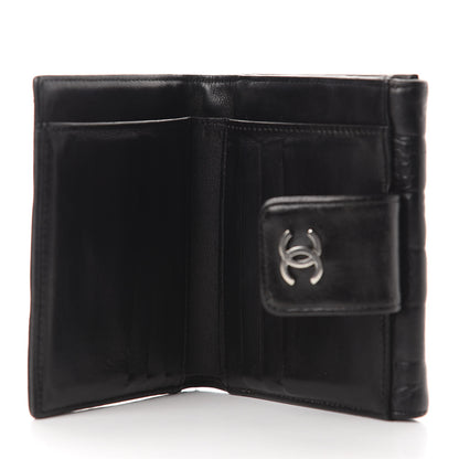 Chanel Lambskin Precious Symbols French Wallet Black 5 of 11