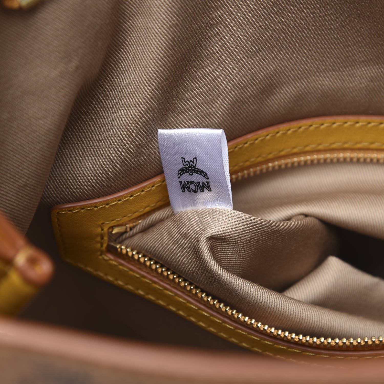 MCM Visetos Medium Klara Hobo Cognac Yellow 7 of 10