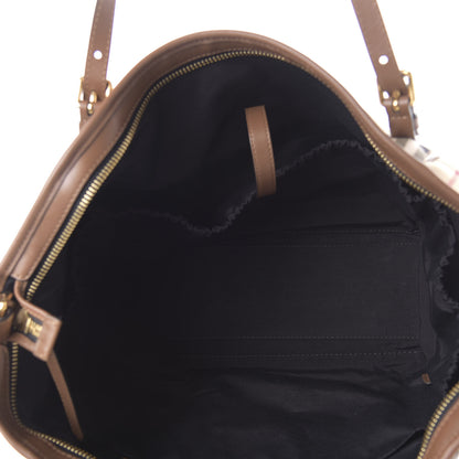 Burberry Horseferry Check Diaper Bag Tote Tan 5 of 11