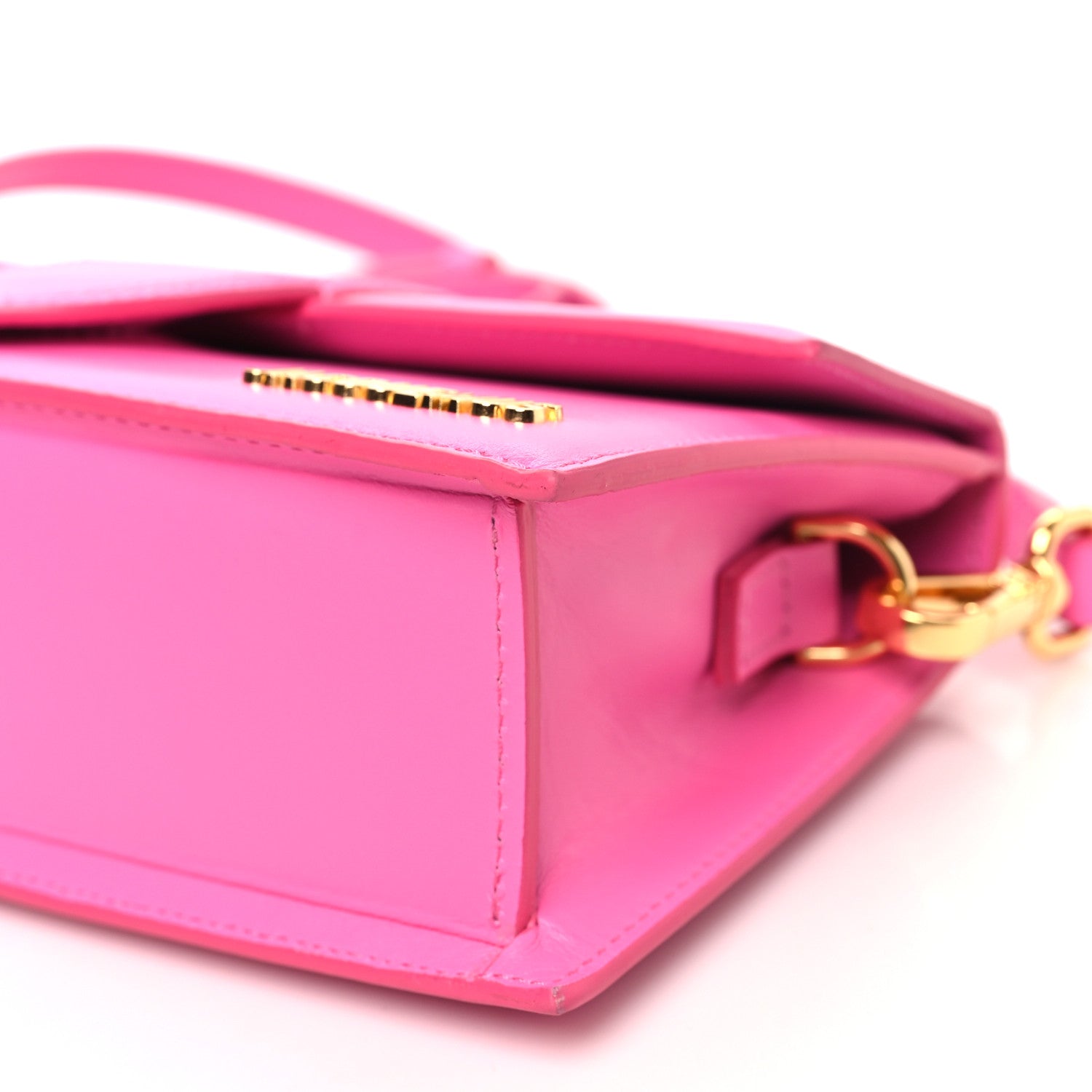 Jacquemus Smooth Calfskin Le Grand Bambino Neon Pink 1896181