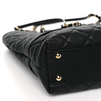 Chanel Caviar Quilted Rolled Up Tote Black 8 of 10